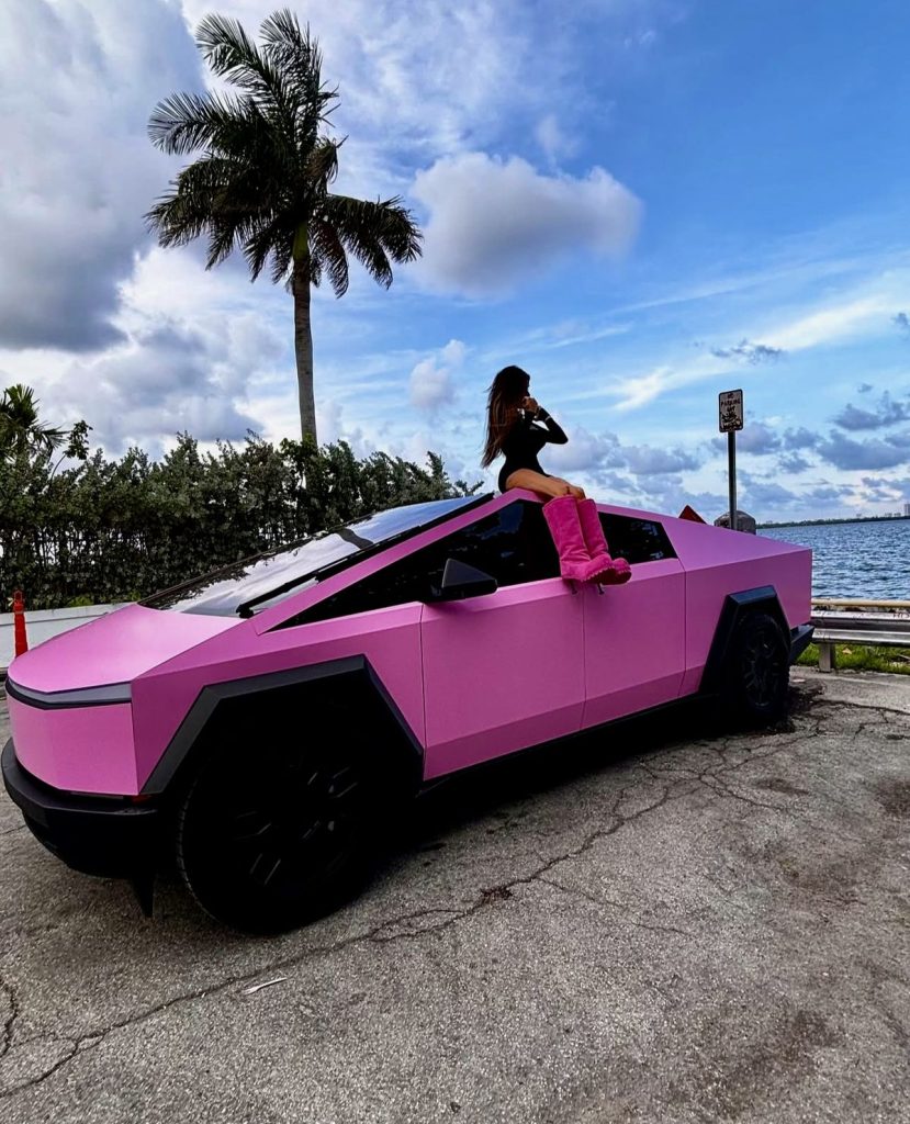 pink cybertruck 1