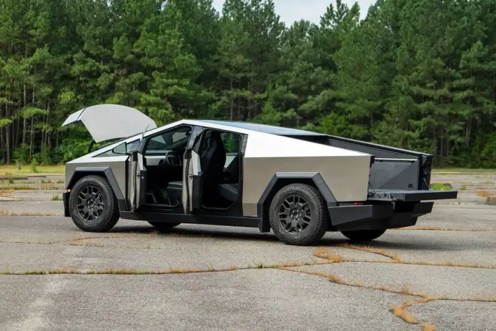 Tesla Cybertruck Exterior 6 tesla cybertruck exterior all doors open